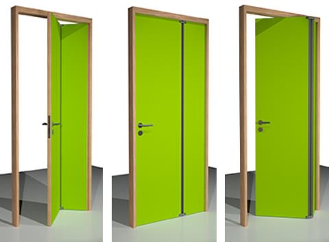 Deco Double: plaatsbesparend deurgeheel